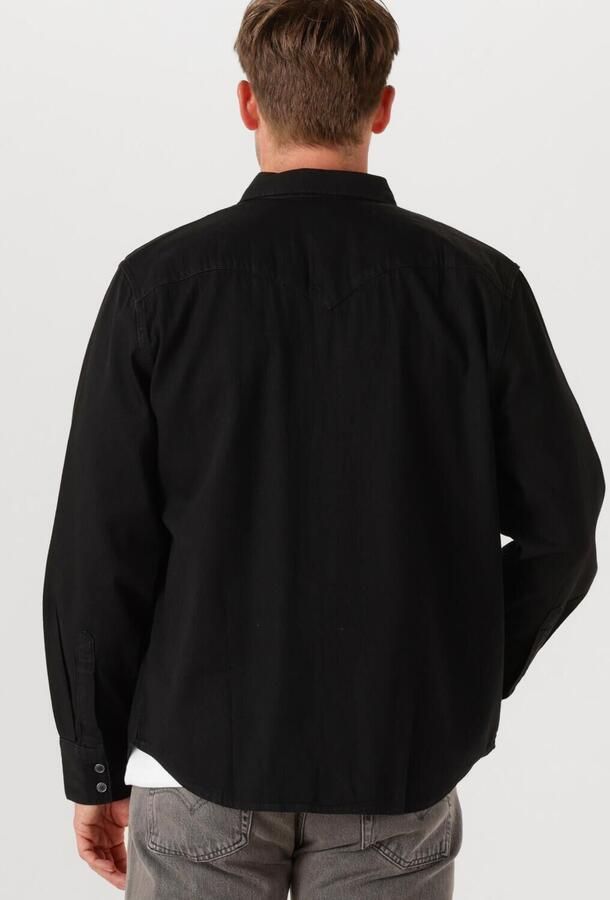Levi's regular fit denim overhemd Barstow Western marble black - Foto 3