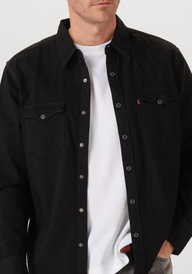 Levi's regular fit denim overhemd Barstow Western marble black - Foto 2