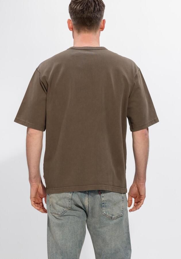 LEVI'S Heren Polo's & T-shirts Heavyweight Loose Tee Bruin - Foto 4