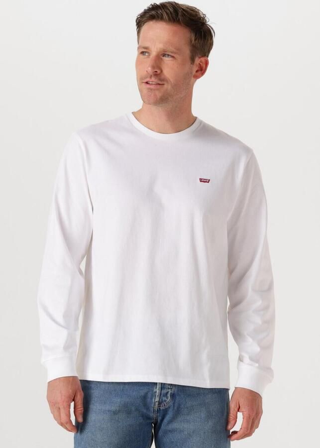 Levis LEVI'S Long Sleeve Small Logo Batwing T-Shirt White- Heren White - Foto 4