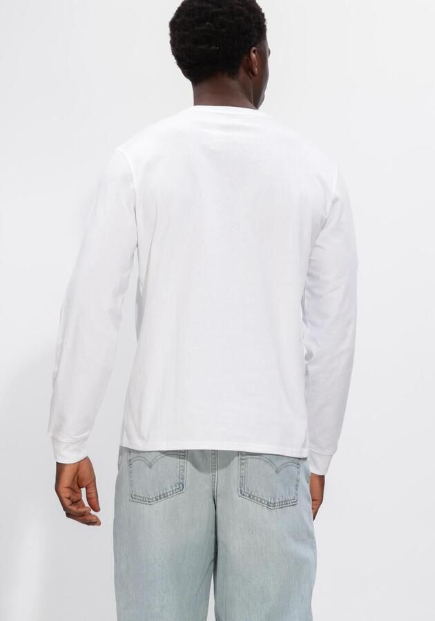 Levis LEVI'S Long Sleeve Small Logo Batwing T-Shirt White- Heren White - Foto 3