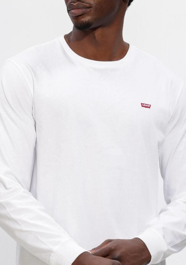 Levis LEVI'S Long Sleeve Small Logo Batwing T-Shirt White- Heren White - Foto 4
