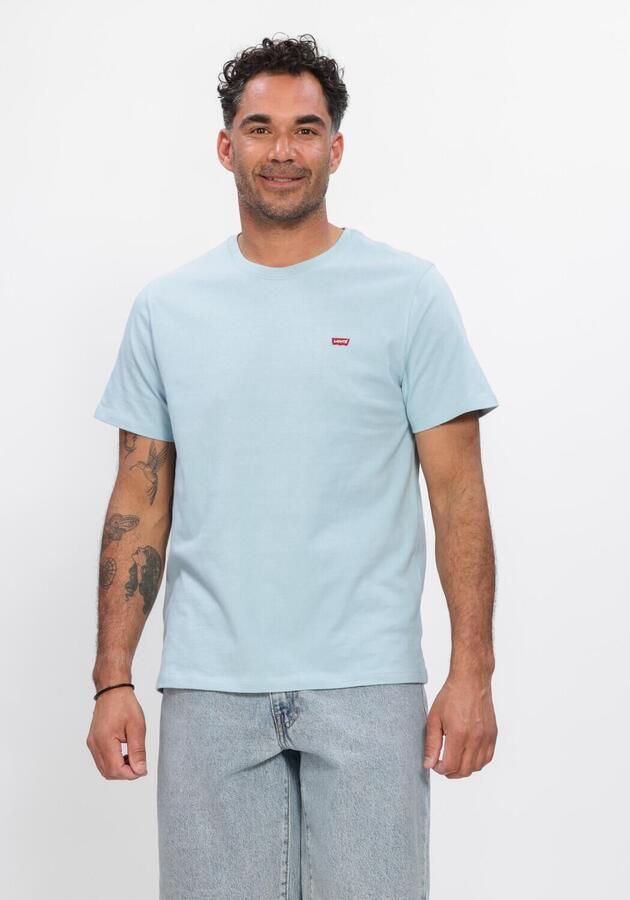 LEVI'S Heren Polo's & T-shirts Ss Original Hm Tee Lichtblauw