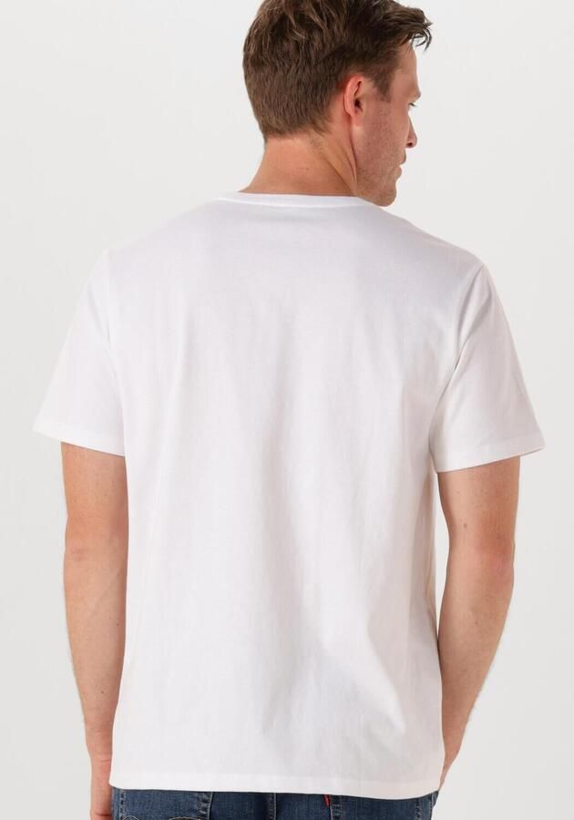 Levi's Knisperend Wit Logo T-Shirt Ronde Hals White Heren - Foto 2