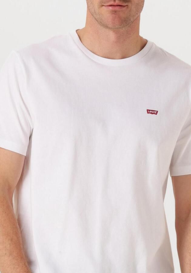Levi's Knisperend Wit Logo T-Shirt Ronde Hals White Heren - Foto 3