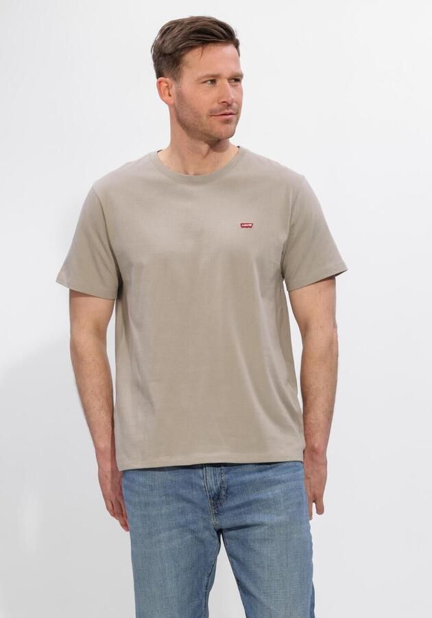 LEVI'S Heren Polo's & T-shirts Ss Original Hm Tee Zand