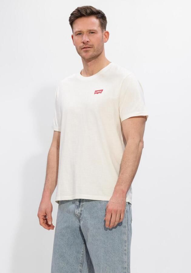 LEVI'S Heren Polo's & T-shirts Ss Relaxed Fit Tee Ecru