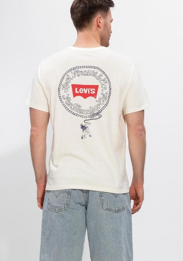 LEVI'S Heren Polo's & T-shirts Ss Relaxed Fit Tee Ecru - Foto 4