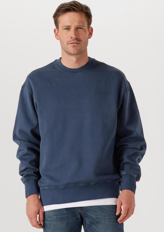 Levi's Sweater Levis A9244 0002 AUTHENTIC CREW-SARGASSO SEA - Foto 4