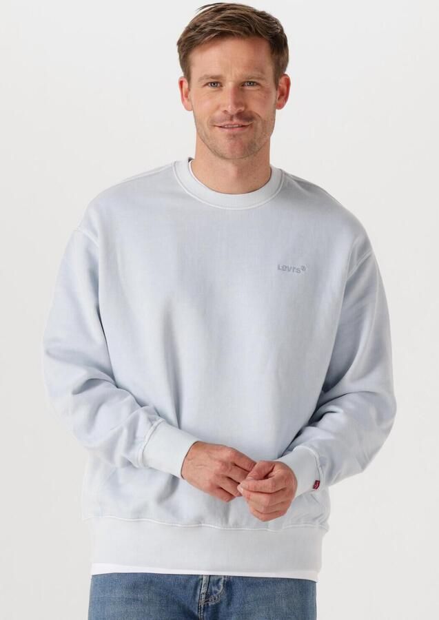 LEVI'S Heren Truien & Vesten Authentic Crew Lichtblauw - Foto 4