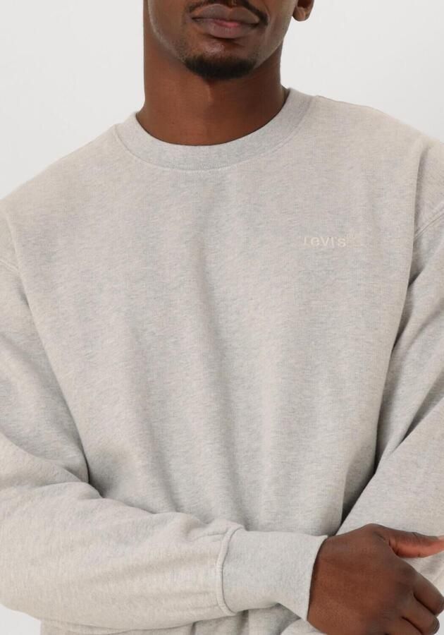 LEVI'S Heren Truien & Vesten Authentic Crew Lichtgrijs - Foto 2