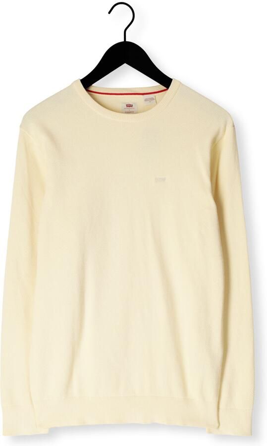 LEVI'S Heren Truien & Vesten Lightweight Hm Sweater Rutabaga Pique Creme - Foto 4