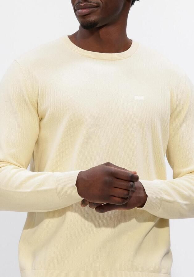 LEVI'S Heren Truien & Vesten Lightweight Hm Sweater Rutabaga Pique Creme - Foto 3