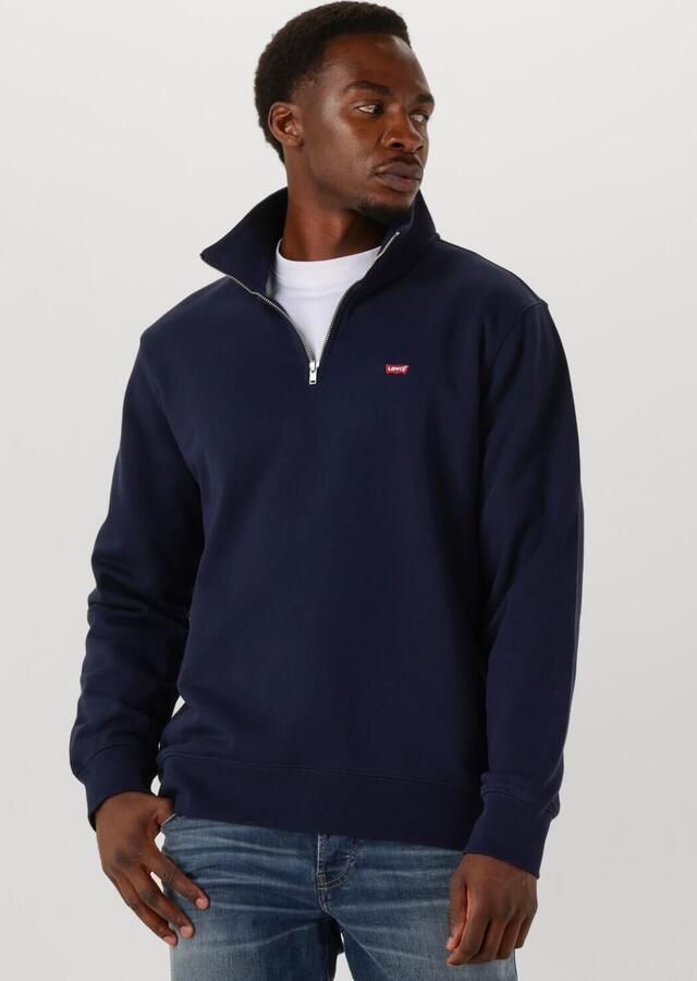 Levi's Sweatshirt ORIGINAL HM 1 4 ZIP met troyer-kraag en logo-borduring - Foto 4