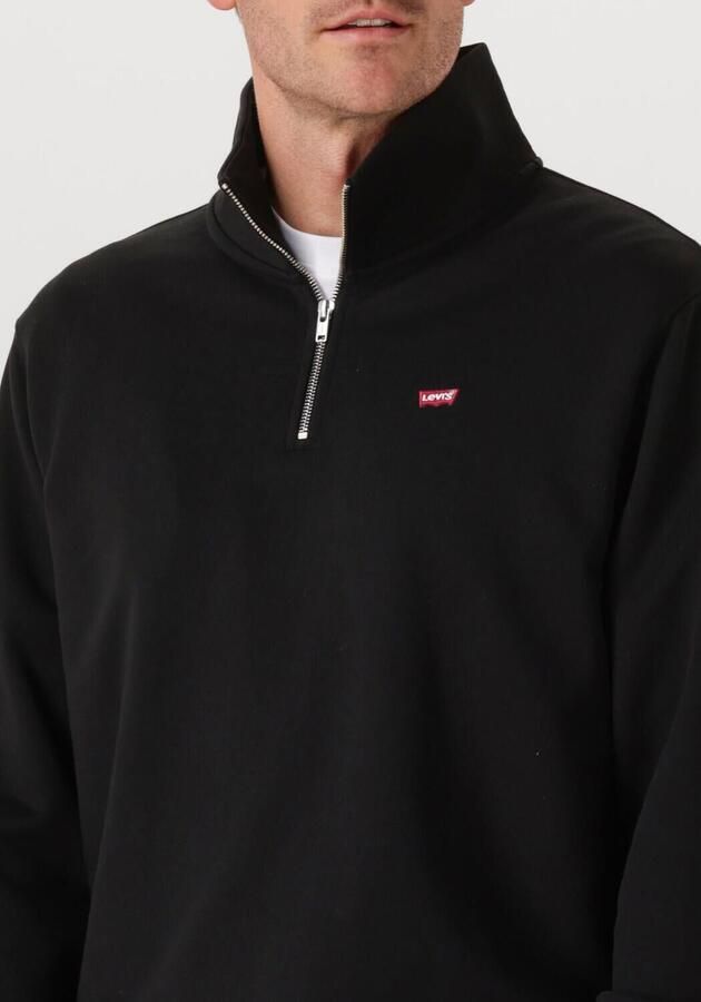 Levi's Sweatshirt ORIGINAL HM 1 4 ZIP met troyer-kraag en logo-borduring