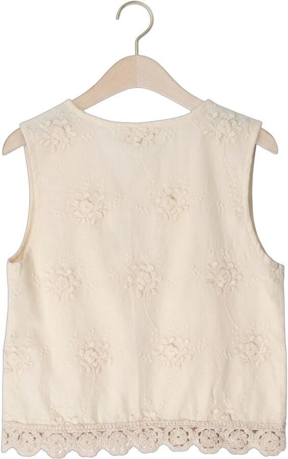 LIKE FLO Meisjes Blazers Dafne Embroidery Gilet Ecru - Foto 4