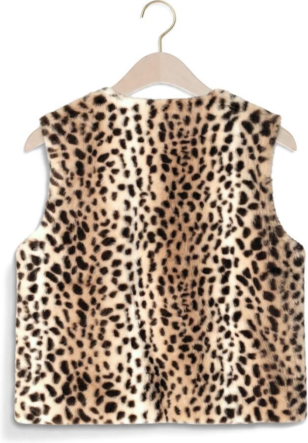 LIKE FLO Meisjes Blazers Didi Flo Faux Fur Gilet Beige - Foto 2
