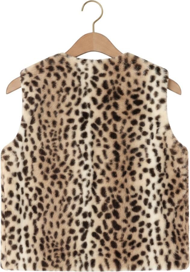 LIKE FLO Meisjes Blazers Didi Flo Faux Fur Gilet Beige - Foto 2