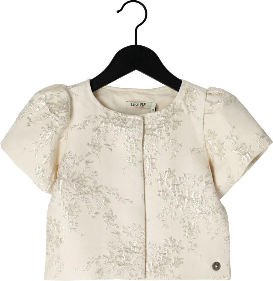 LIKE FLO Meisjes Blouses Cozie Flo Jacquard Blouse Creme
