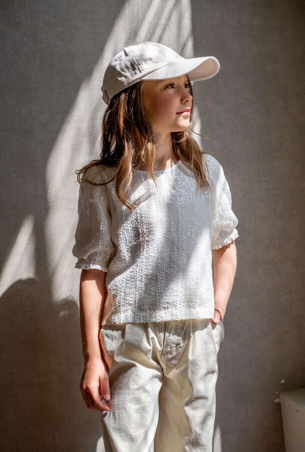 LIKE FLO Meisjes Blouses Elva Flo Blouse Creme - Foto 3