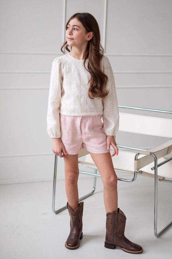 LIKE FLO Meisjes Blouses Flo Blouse Ecru - Foto 2