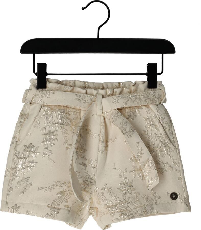 LIKE FLO Meisjes Broeken Fay-linn Flo Girls Jacquard Short Creme