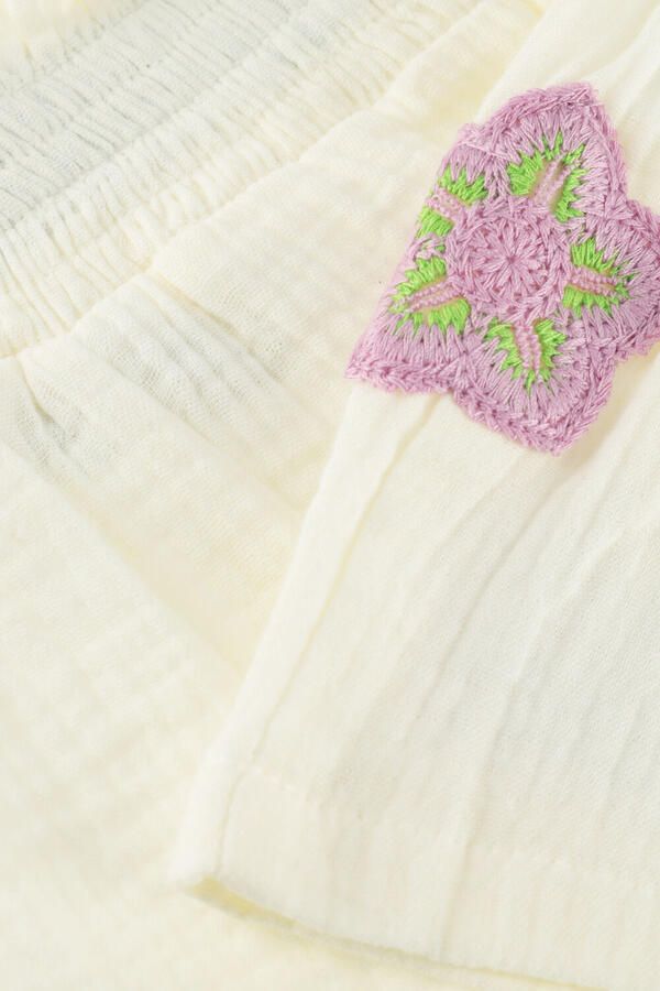 LIKE FLO Meisjes Broeken Fee Mousseline Short Creme - Foto 2