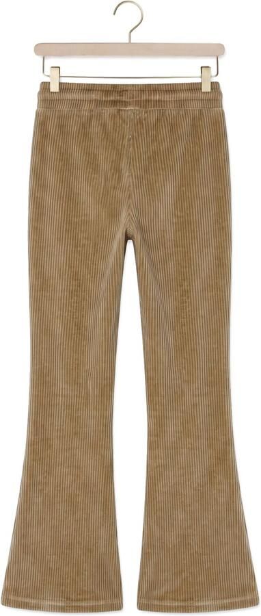 Like Flo fluwelen flared broek Bruin Meisjes Fluweel Effen - Foto 2