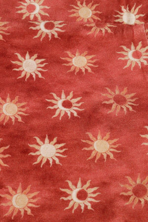 LIKE FLO Meisjes Broeken Floor Aop Flared Pants Rood - Foto 2