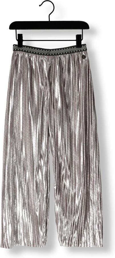 LIKE FLO Meisjes Broeken Folly Flo Plisse Glitter Pant Zilver - Foto 2