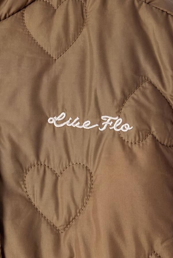 LIKE FLO Meisjes Jassen Anna Flo Girls Reversible Midi Hooded Jacket Bruin - Foto 2