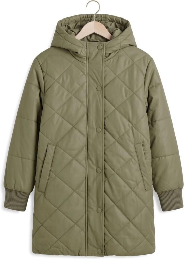LIKE FLO Meisjes Jassen Arinda Flo Girls Midi Jacket Khaki