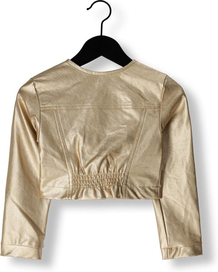 LIKE FLO Meisjes Jassen Flo Leahter Jacket Goud - Foto 1