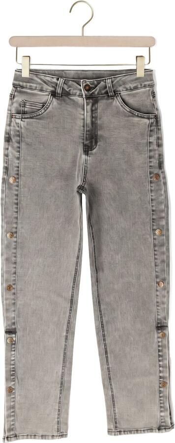 LIKE FLO Meisjes Jeans Fieke Flo Straight Leg Denim Pants Donkergrijs