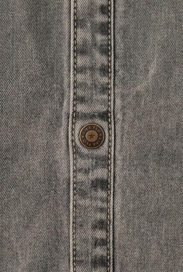 LIKE FLO Meisjes Jeans Fieke Flo Straight Leg Denim Pants Donkergrijs - Foto 2