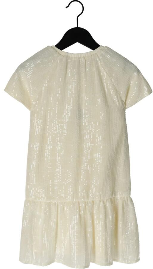 LIKE FLO Meisjes Jurken Maan Flo Sequince Dress Ecru - Foto 3
