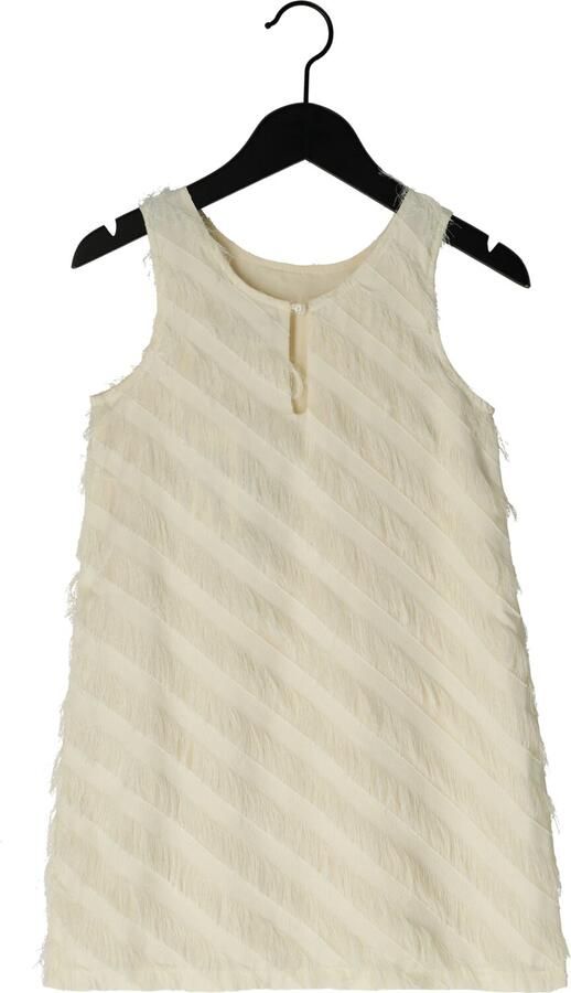LIKE FLO Meisjes Jurken Moscou Flo Fringes Dress Ecru - Foto 3