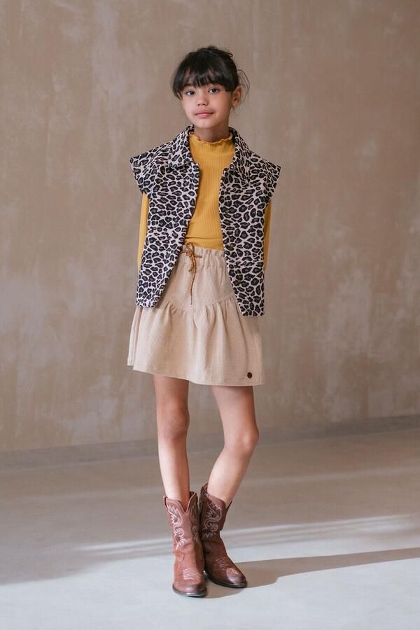 LIKE FLO Meisjes Rokken Silby Flo Corduroy Skirt Beige - Foto 2