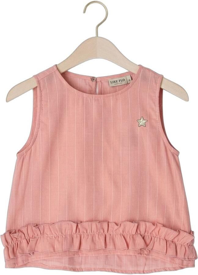 LIKE FLO Meisjes Tops & T-shirts Chloe Top With Ruffle Roze
