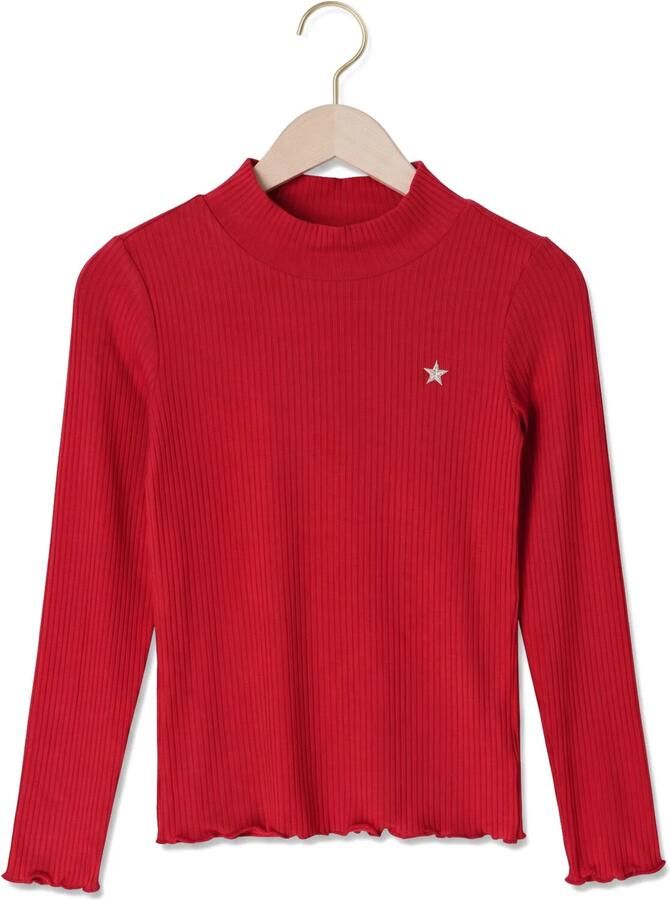 LIKE FLO Meisjes Tops & T-shirts Eef Flo Basic Coll Rood