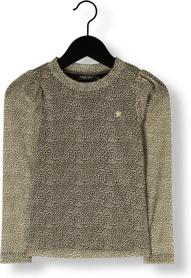 LIKE FLO Meisjes Tops & T-shirts Estee Flo Mesh Top Khaki - Foto 2