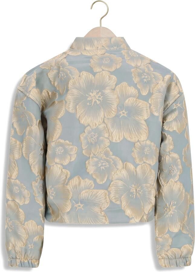LIKE FLO Meisjes Truien & Vesten Denise Flo Jacquard Cardigan Lichtblauw - Foto 2