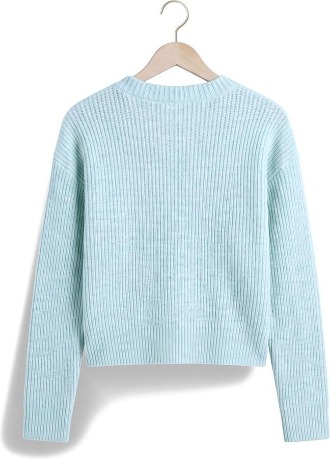 LIKE FLO Meisjes Truien & Vesten Do Flo Knitted Cardigan Mint - Foto 2