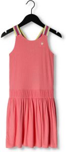 Like Flo Roze Mini Jurk Rib Singlet Dress