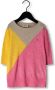 LIKE FLO Meisjes Truien & Vesten Knitted Slub Colourblock Sweater Roze - Thumbnail 1