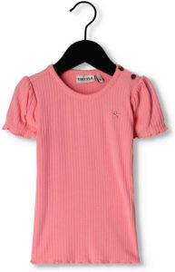Like Flo Roze T-shirt Fancy Rib Top