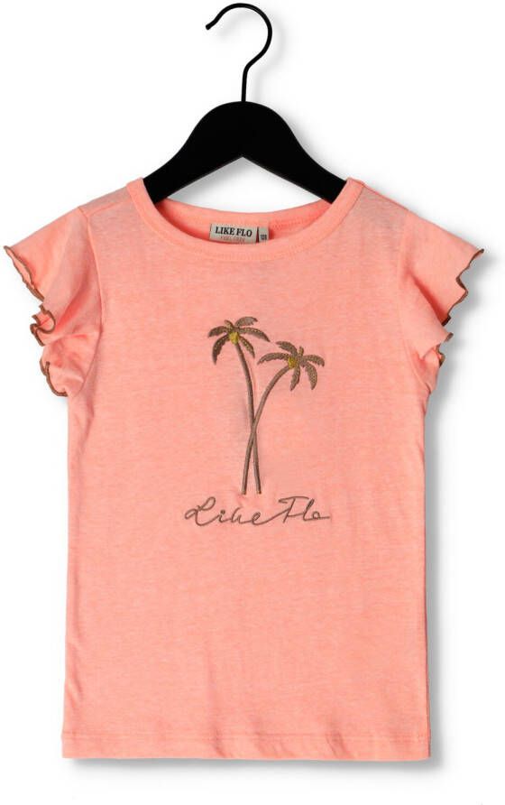 LIKE FLO Meisjes Tops & T-shirts Jersey Tee Divers Roze