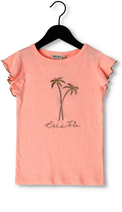 LIKE FLO Meisjes Tops & T-shirts Jersey Tee Divers Roze