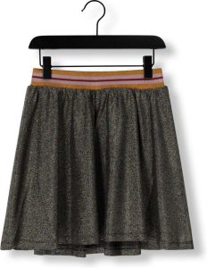 Like Flo Zwarte Minirok Glitter Plisse Skirt