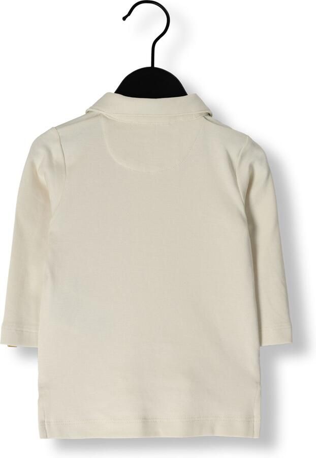LIL' ATELIER BABY slim fit polo offwhite Wit Jongens Stretchkatoen Polokraag - Foto 3